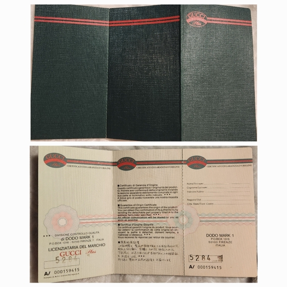 GUCCI PLUS GG Pouch with COA & DUST BAG - VINTAGE - Picture 13 of 13